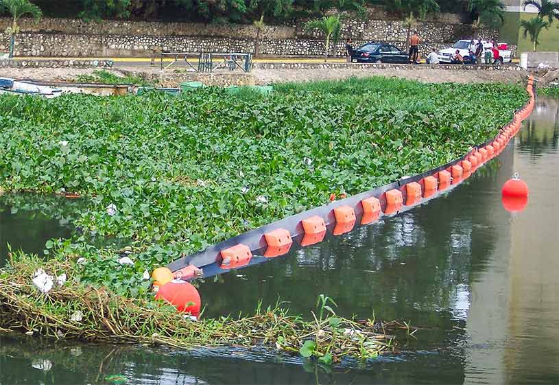 Containment Boom Foam Filled Permafence support2